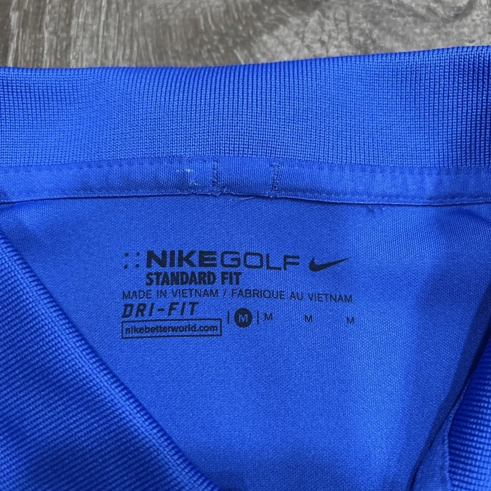 Nike Team USA Basketball Polo Shirt Mens Medium Dri-FIT Golf Short Sleeve